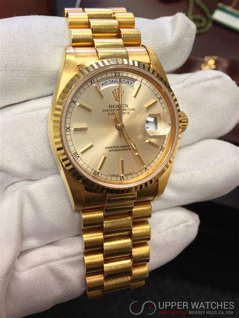 all gold Rolex watches